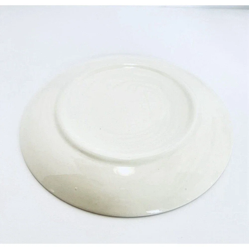 Vintage Marcrest Blue Spruce Pinecone Cup & Saucer 6oz Ivory MCM USA - Picture 4 of 9